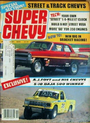 SUPER CHEVY 1982 OCT - FOYT Spcl, MOUSE MONZA, TURBO-Z